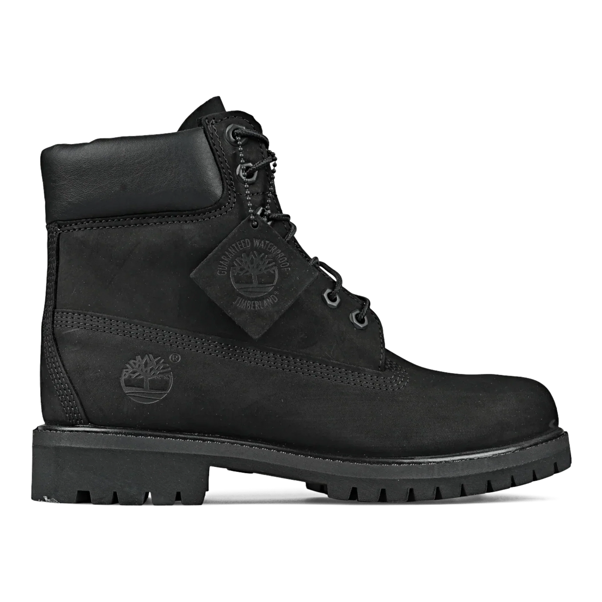 Timberland 6-Inch Premium Waterproof Women's Boots — Black Nubuck
