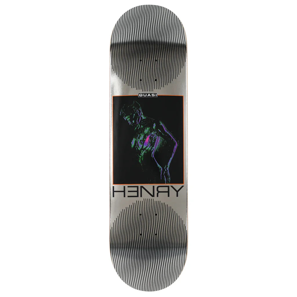 Quasi Henry 'I.D.' Skateboard Deck - 8.375" Chrome Foil