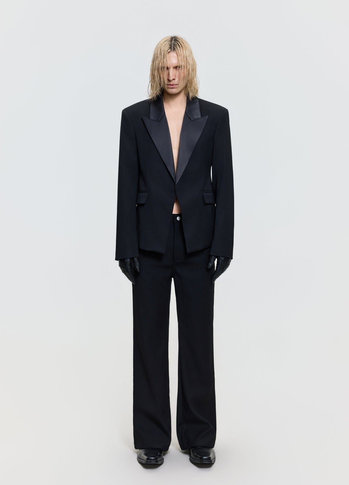 26FW CONTRAST PEAK BLAZER