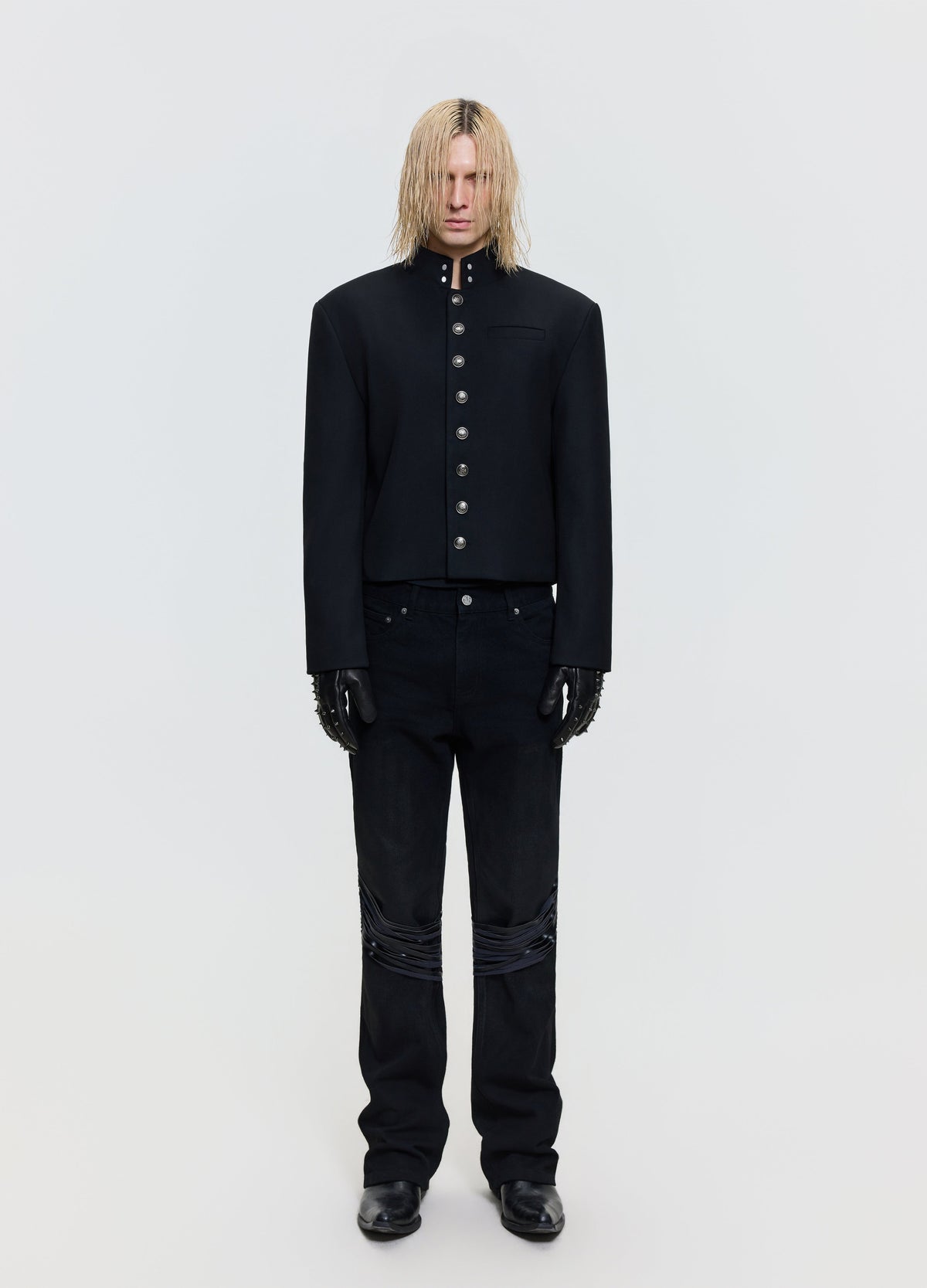 26FW ORIENTAL METAL-BUTTON JACKET