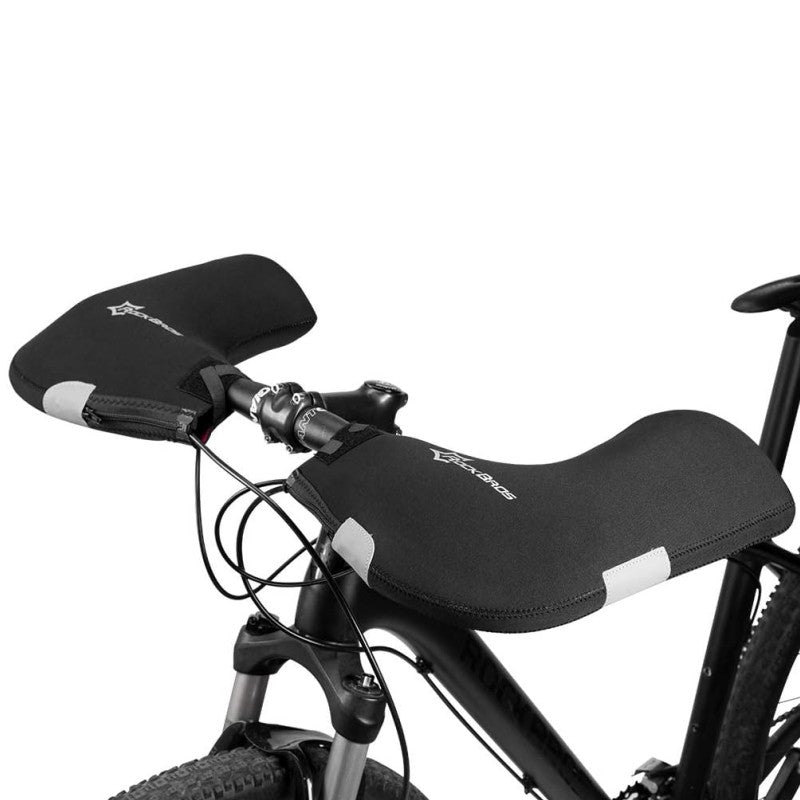 ROCKBROS Cold Weather Bike Handlebar Mittens Windproof & Coldproof Commuter