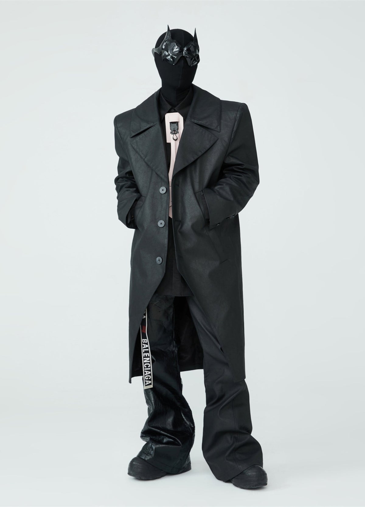 23SS Zenith Heavy Leather Overcoat