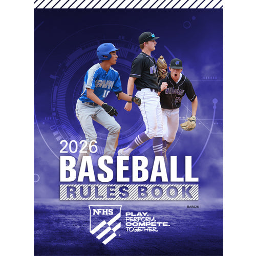 2026 Baseball Rules Book official NFHS cover