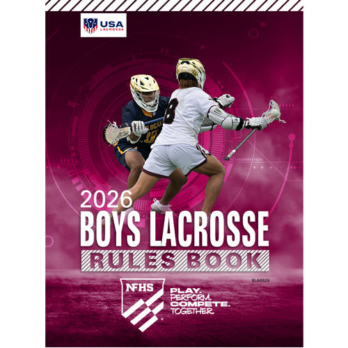 2026 Boys Lacrosse Rules Book official NFHS cover