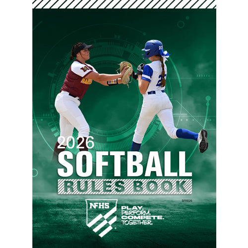 2026 Softball Rules Book official NFHS cover
