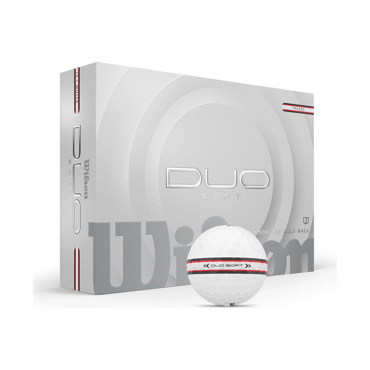 2026 WILSON GOLF DUO Soft TRK360 Golf Balls - main product view