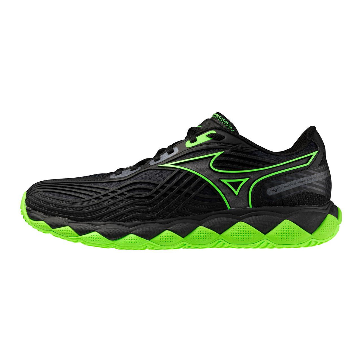 Mizuno Wave Enforce Tour 2 AC Men's Tennis Shoe in Black-Glowing Apple - product image