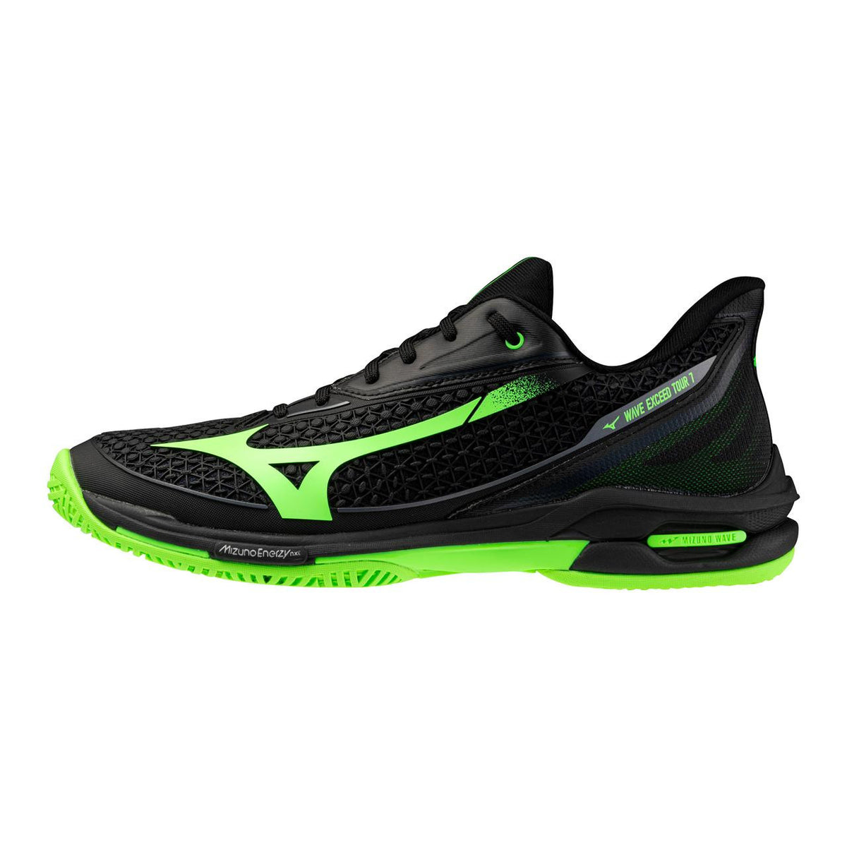 Mizuno Wave Exceed Tour 7 AC Men's Tennis Shoe in Black-Glowing Apple - product image