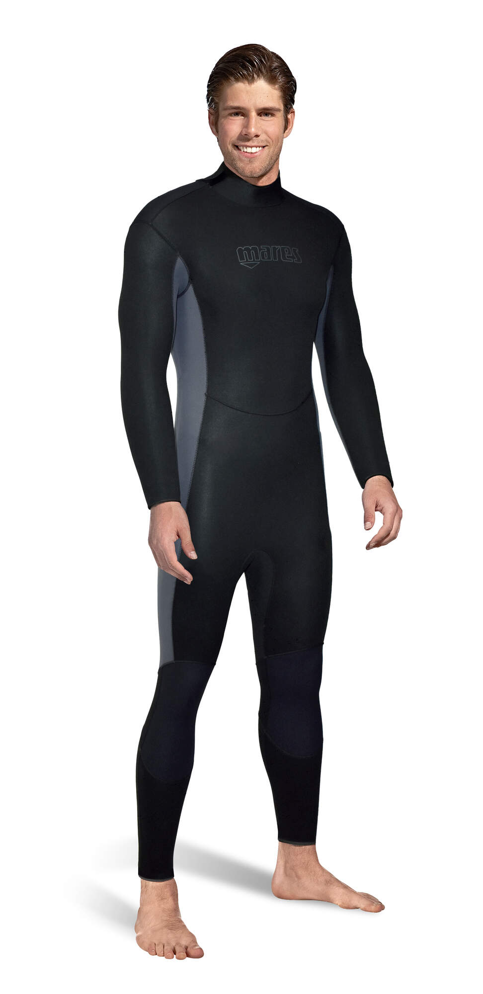 Mares M-Flex 5mm Full Wetsuit Mens, Black - front view