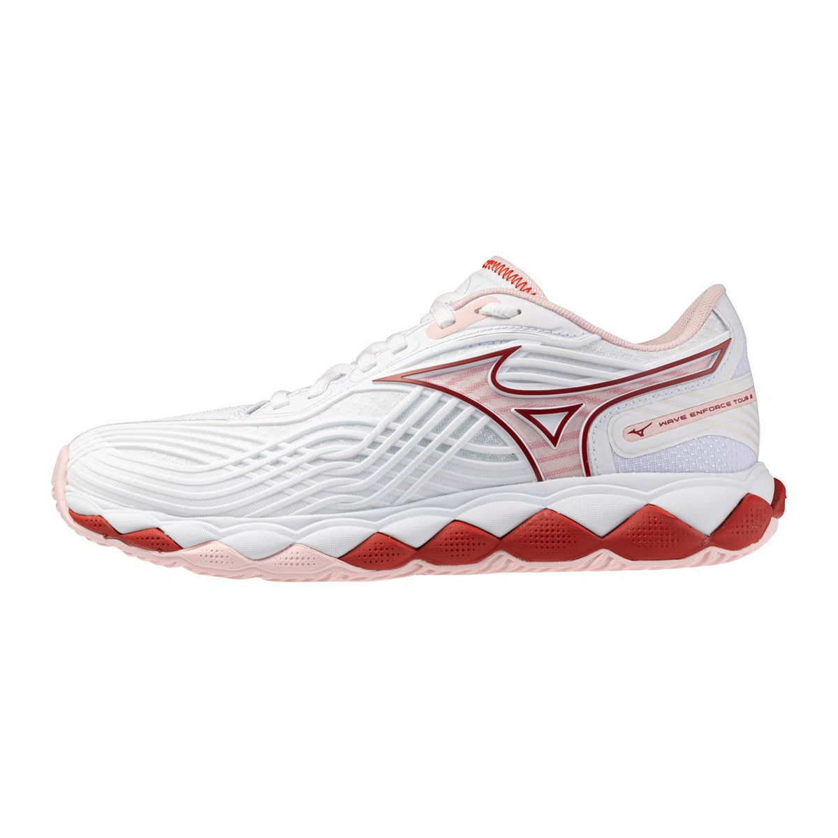 Mizuno Wave Enforce Tour 2 AC Women's Tennis Shoe in White-Pinkesque - product image