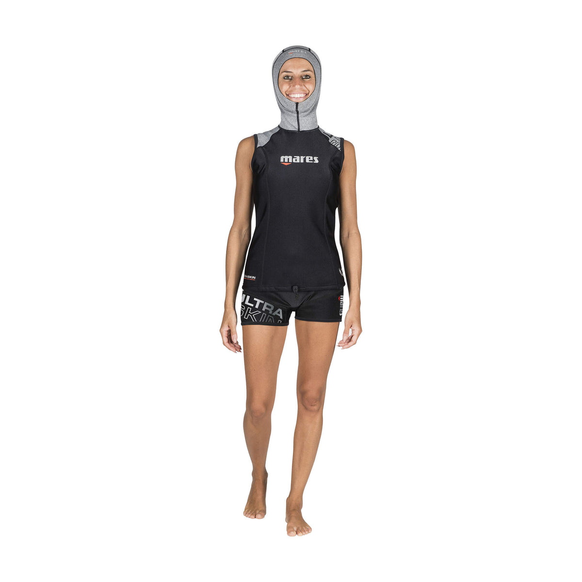 Mares Ultra Skin She Dives Sleeveless Hooded Dive Vest Womens - lifestyle