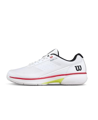 Wilson Rush Lite 5 Clay Tennis Shoes, White/Black/Infrared product image