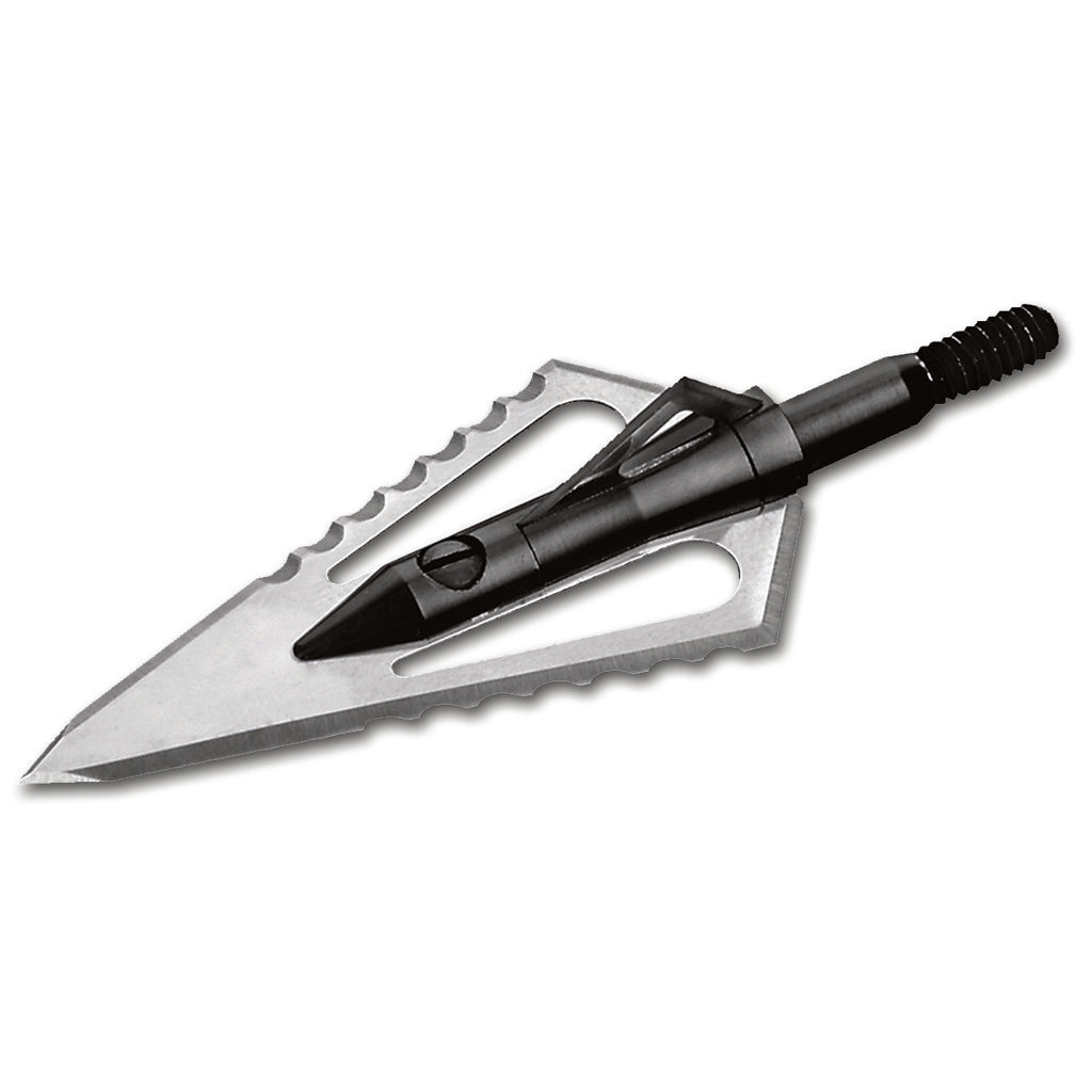 Magnus Stinger Buzzcut Broadheads in 4 Blade 100 gr. 3 pk. - Front View