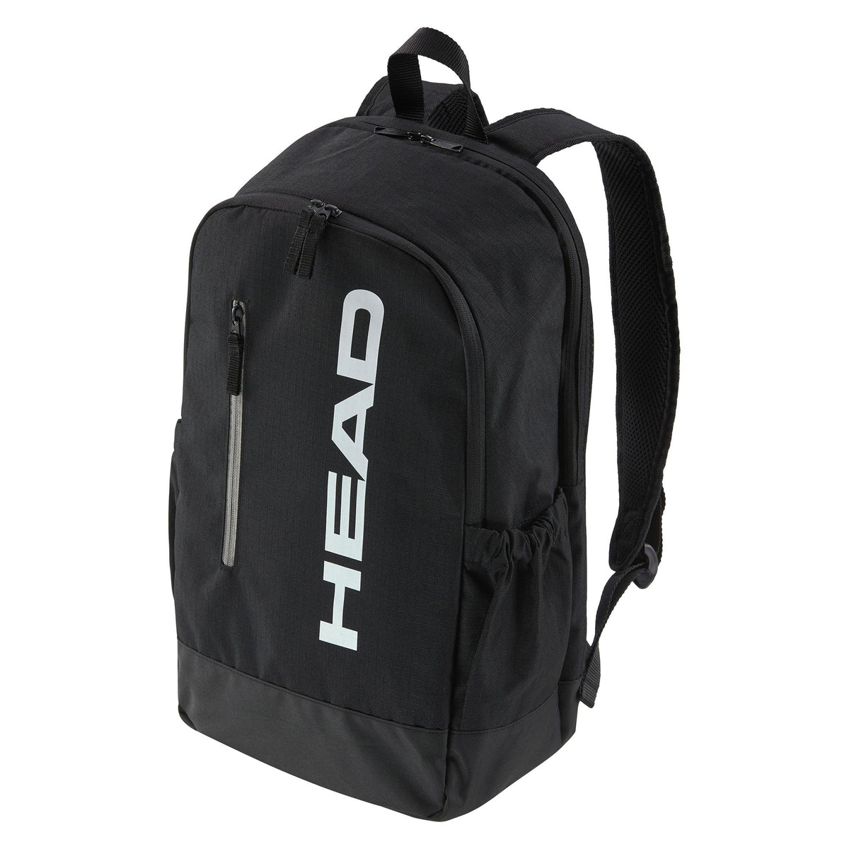 HEAD Base Backpack 17L in black shown from an angled front view with large vertical HEAD logo on a white background.