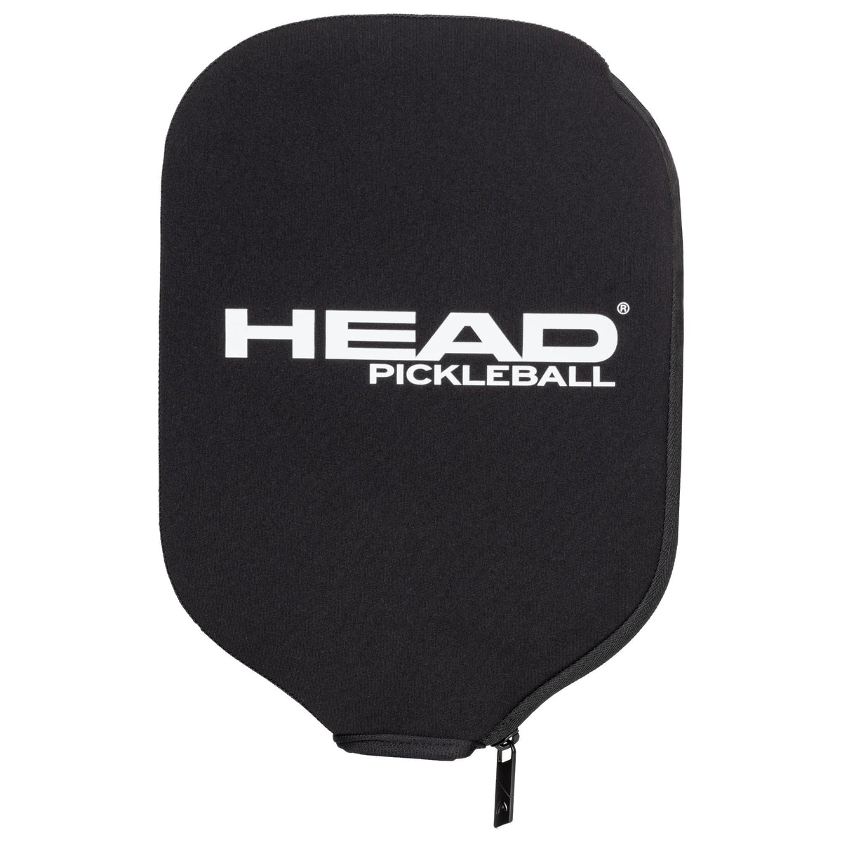 Black HEAD Pickleball paddle cover with white HEAD Pickleball logo on the front.
