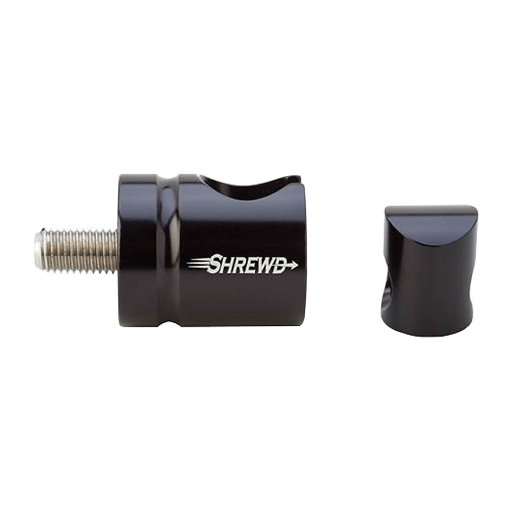 Shrewd Archery Shrewd Quick Disconnect in Gloss Black Straight - Front View
