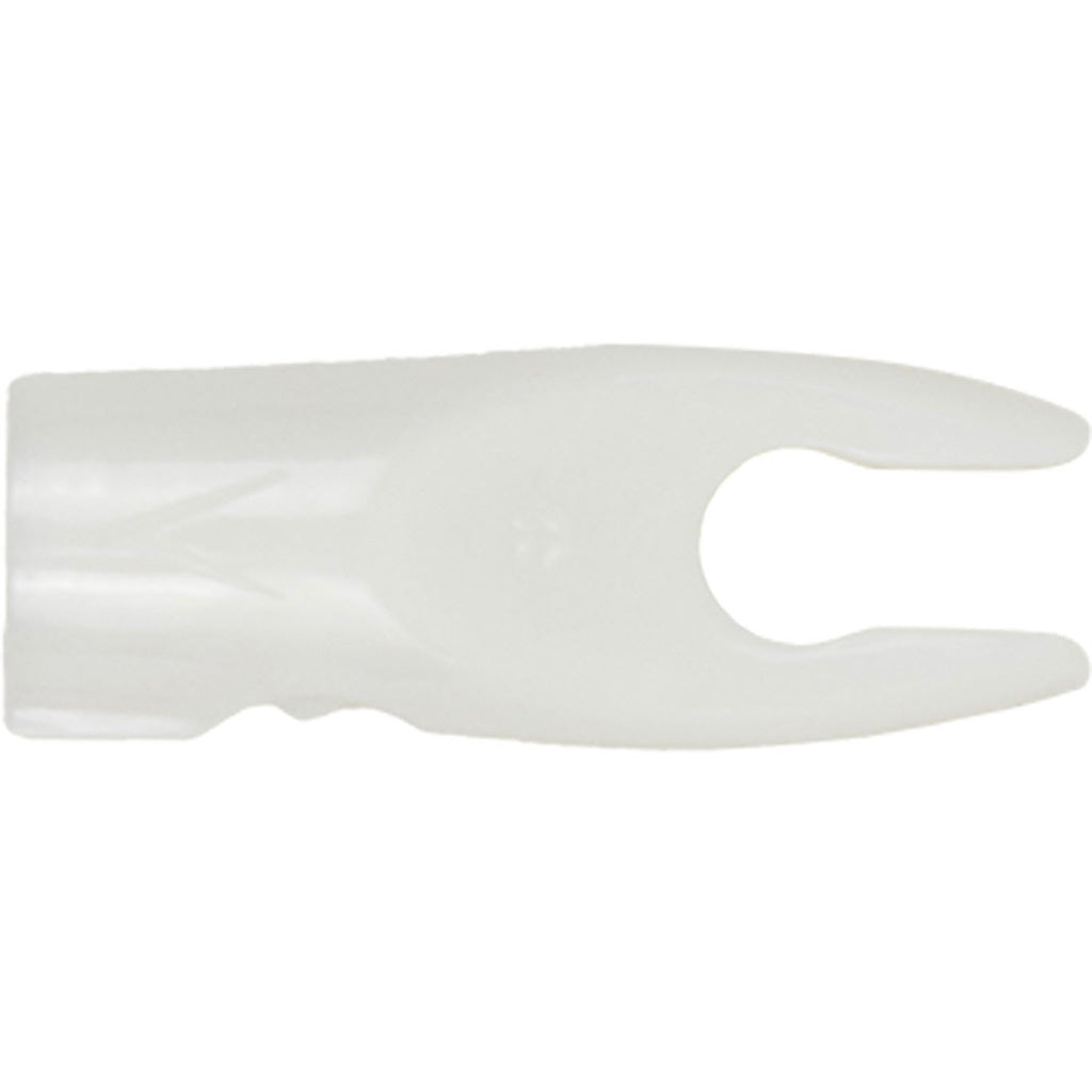 Bohning Blazer Pin Nocks in White - Front View