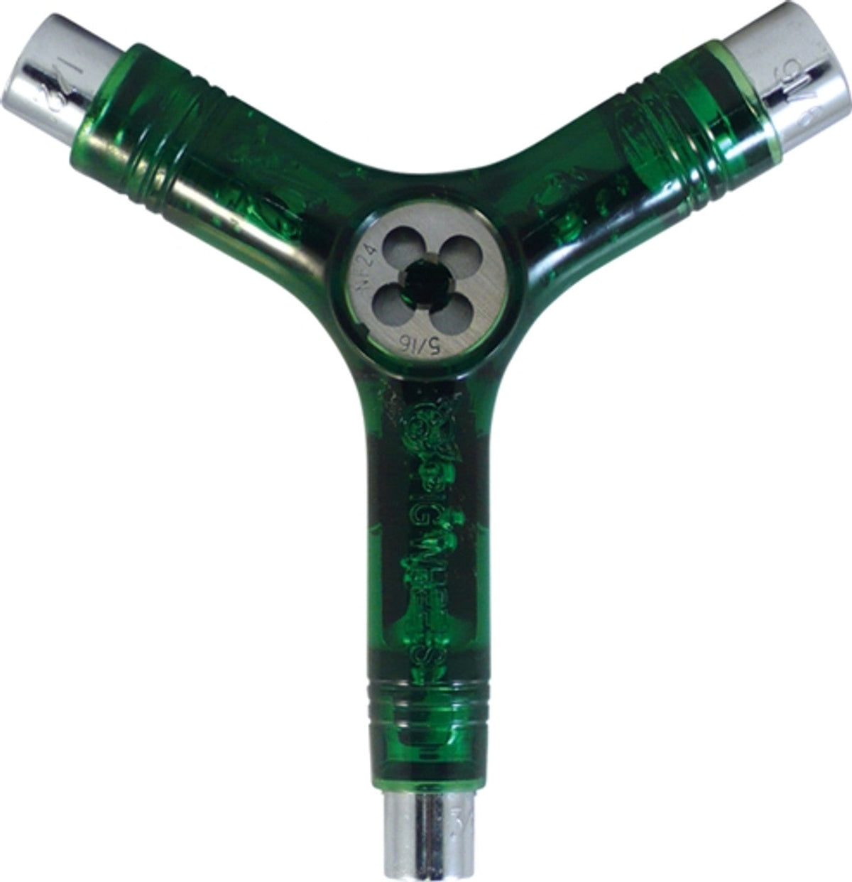 Pig Tri-Socket Skate Tool - Transparent Green