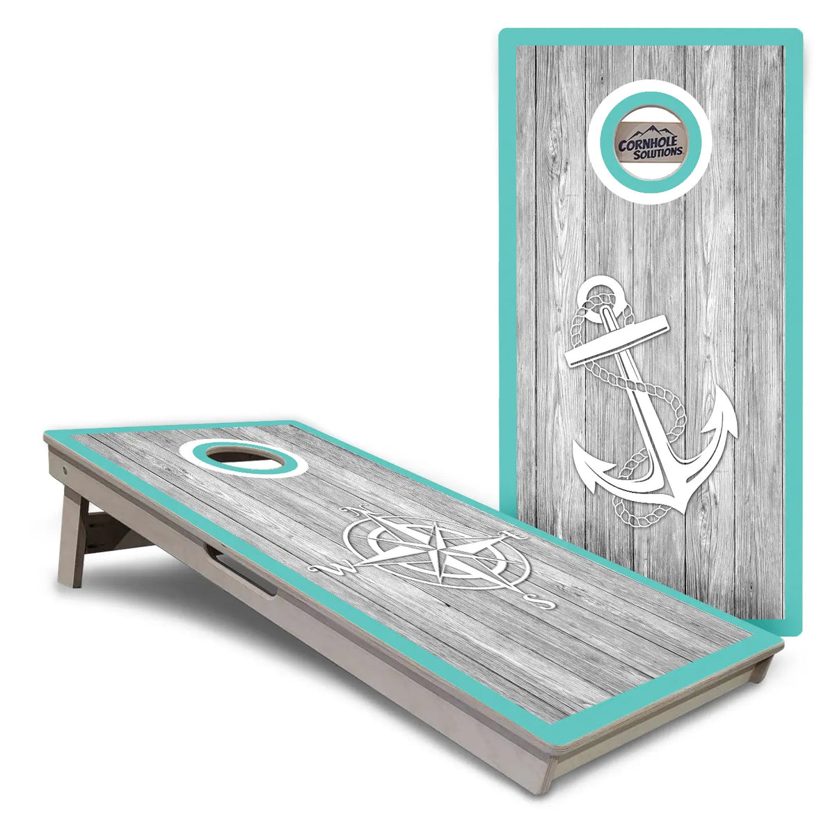 Anchor & Compass Cornhole Boards – Tournament Series