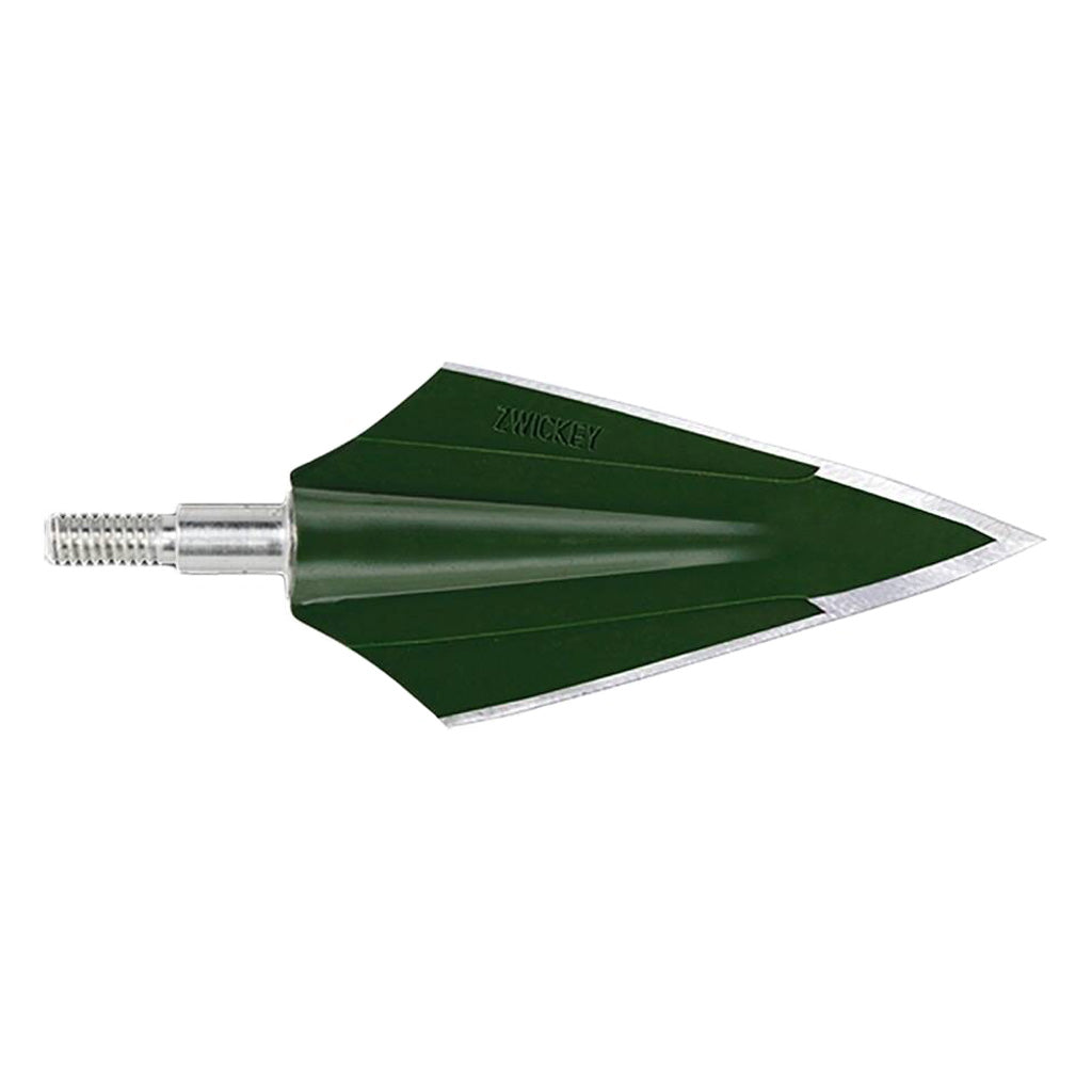Zwickey No Mercy Broadheads in Screw In 2 Blade 165 gr. 3 pk. - Front View