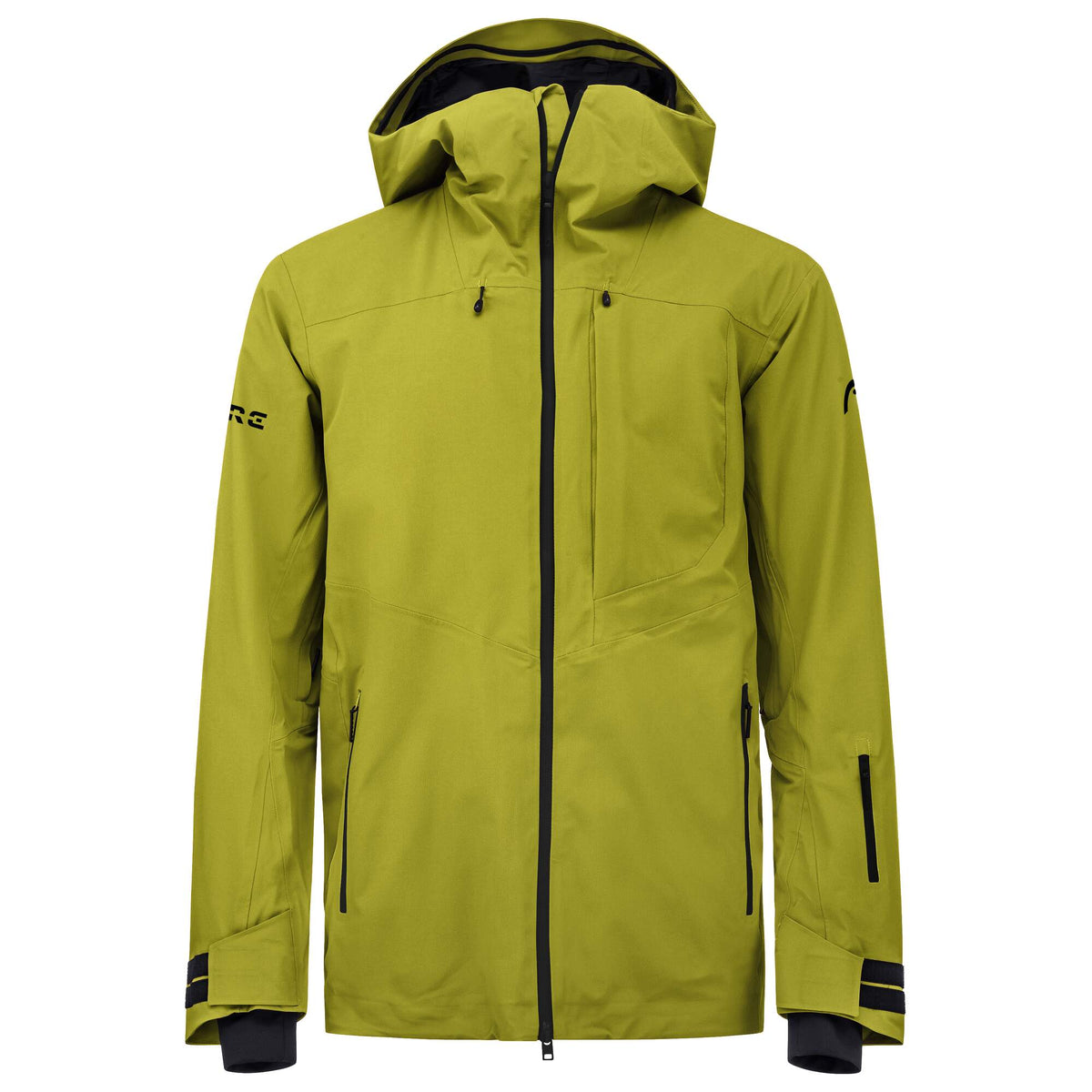 HEAD KORE NORDIC Insulated Ski Jacket Mens in Marsh Green - front view