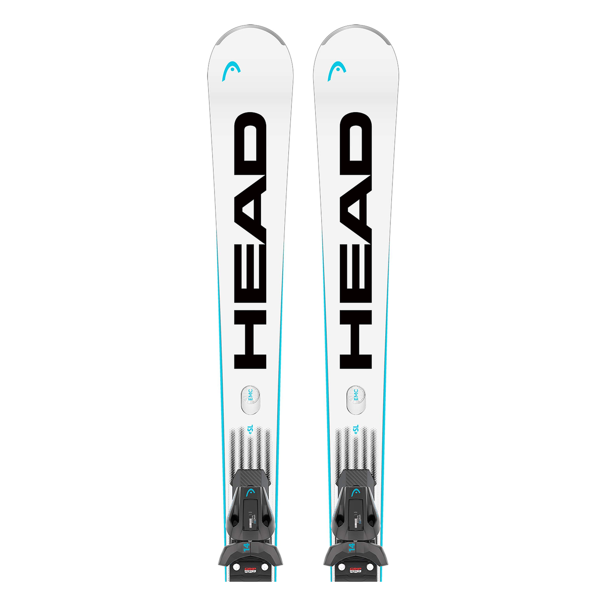 Head WC Rebels e-SL RP EVO 14 wh/bk Skis - official product view
