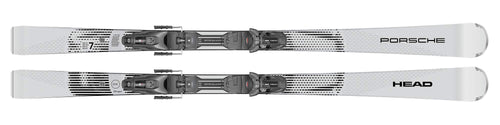 HEAD Porsche 7 Series Skis with Better Balance PR Binding, Grey/Black, 156 cm