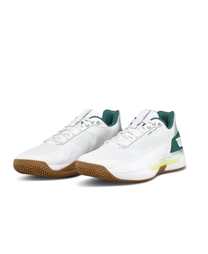 Wilson Rush Tour 5 Tennis Shoes, White/Evergreen/Gum product image