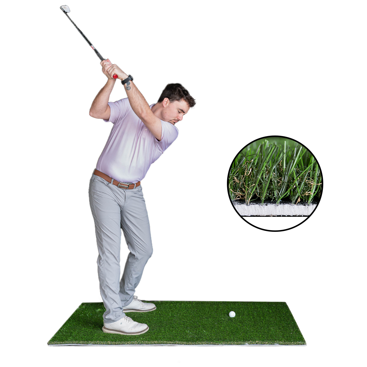 3 x 5 First Cut Golf Mat with Flexible 5mm Foam Backing