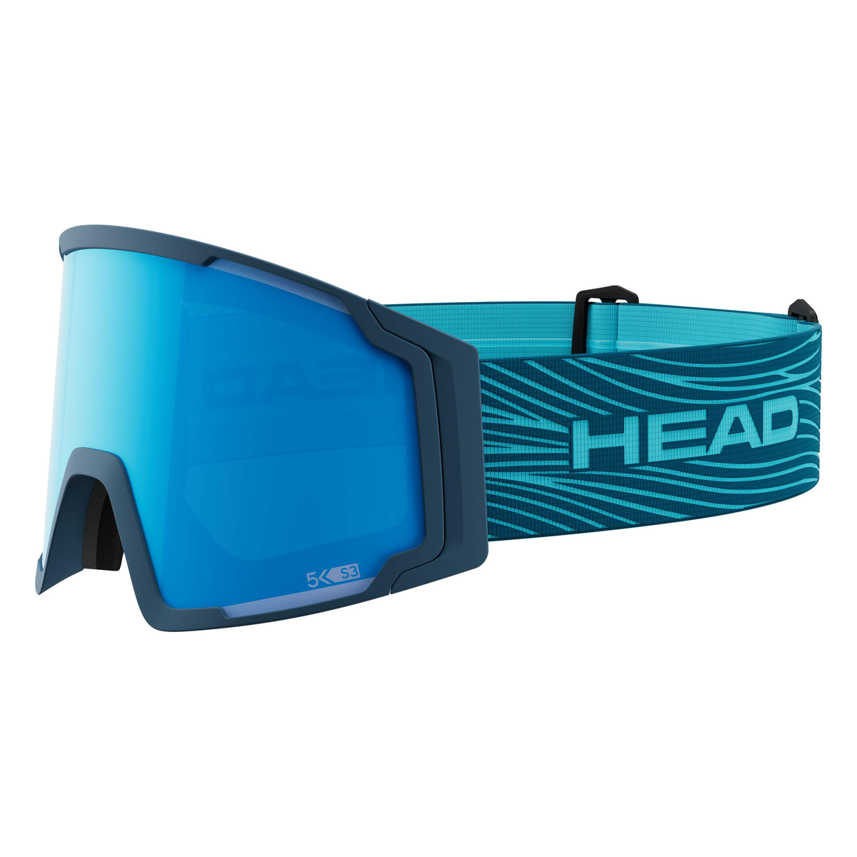 Head NEVES PRO 5K RACE blue petrol + SL Ski & Snowboard Goggles - official product view