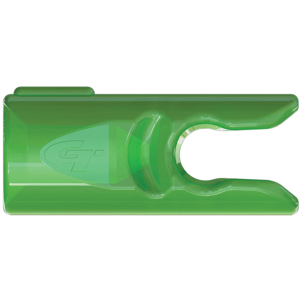 Gold Tip HD Pin Nocks in White - Front View
