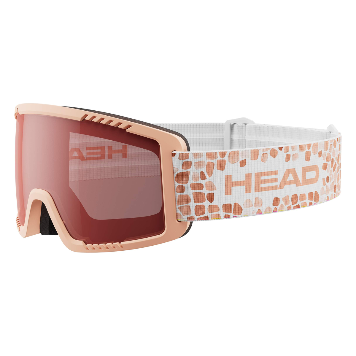 Head CONTEX YUKI red peach Ski & Snowboard Goggles - official product view