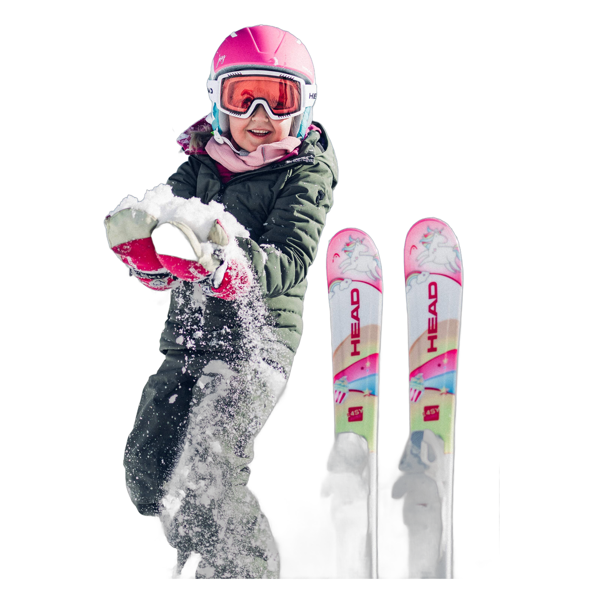Head CONTEX YOUTH red white Ski & Snowboard Goggles - official product view