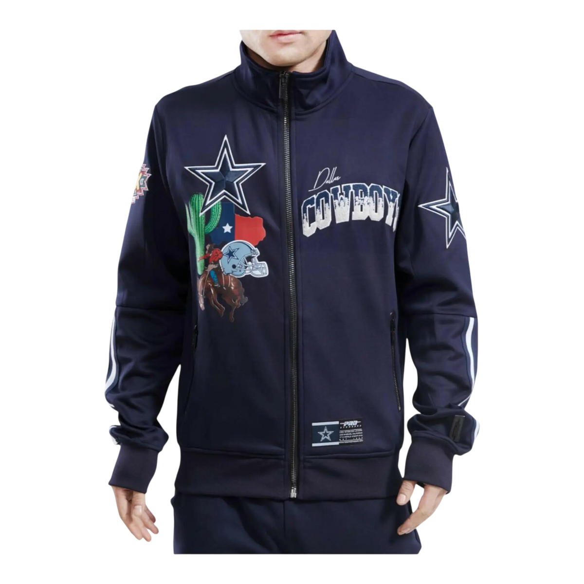 Pro Standard Dallas Cowboys Home Town Men's Track Jacket — Midnight Navy