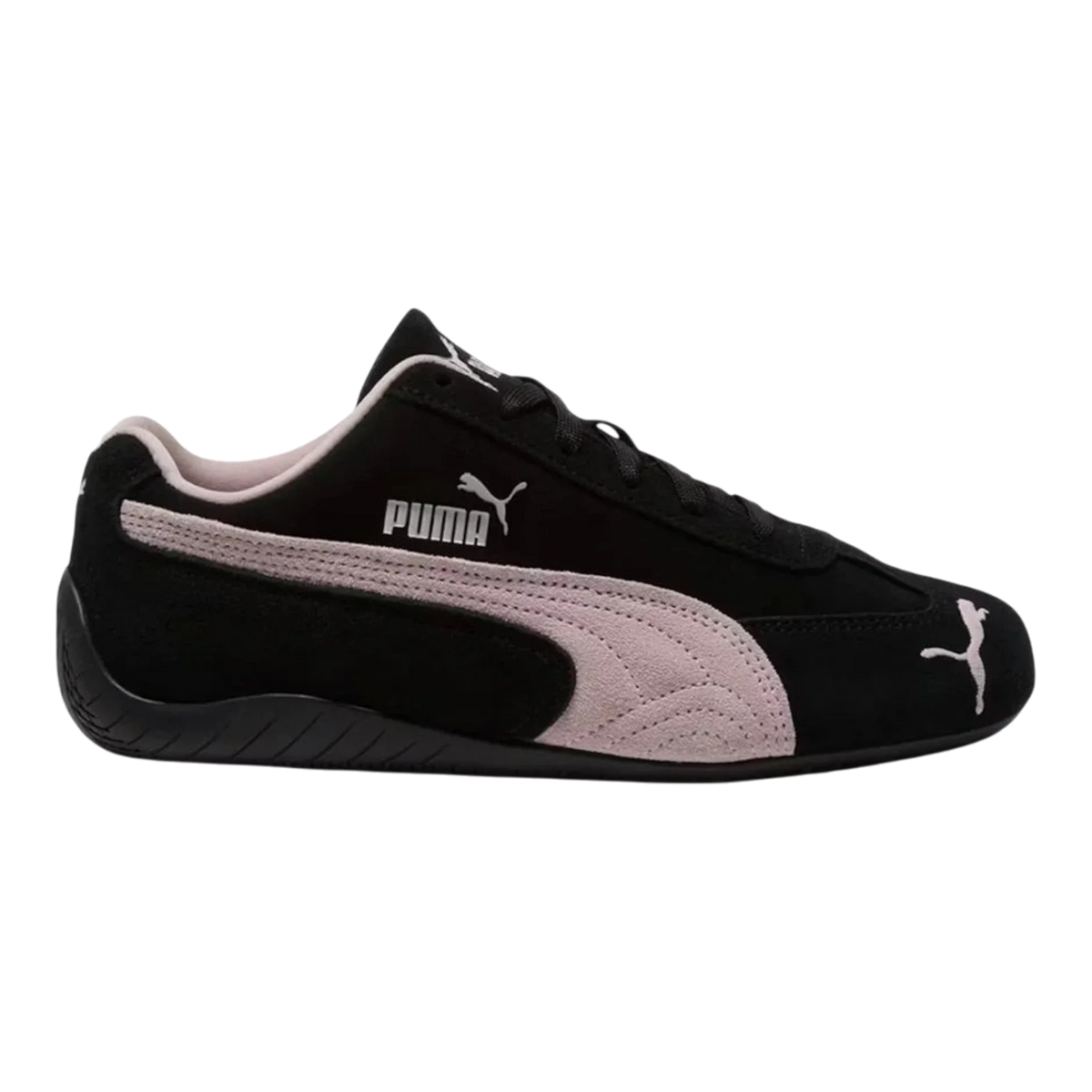 PUMA Speedcat OG Women's Sneakers — Black/Mauve Suede Low-Top