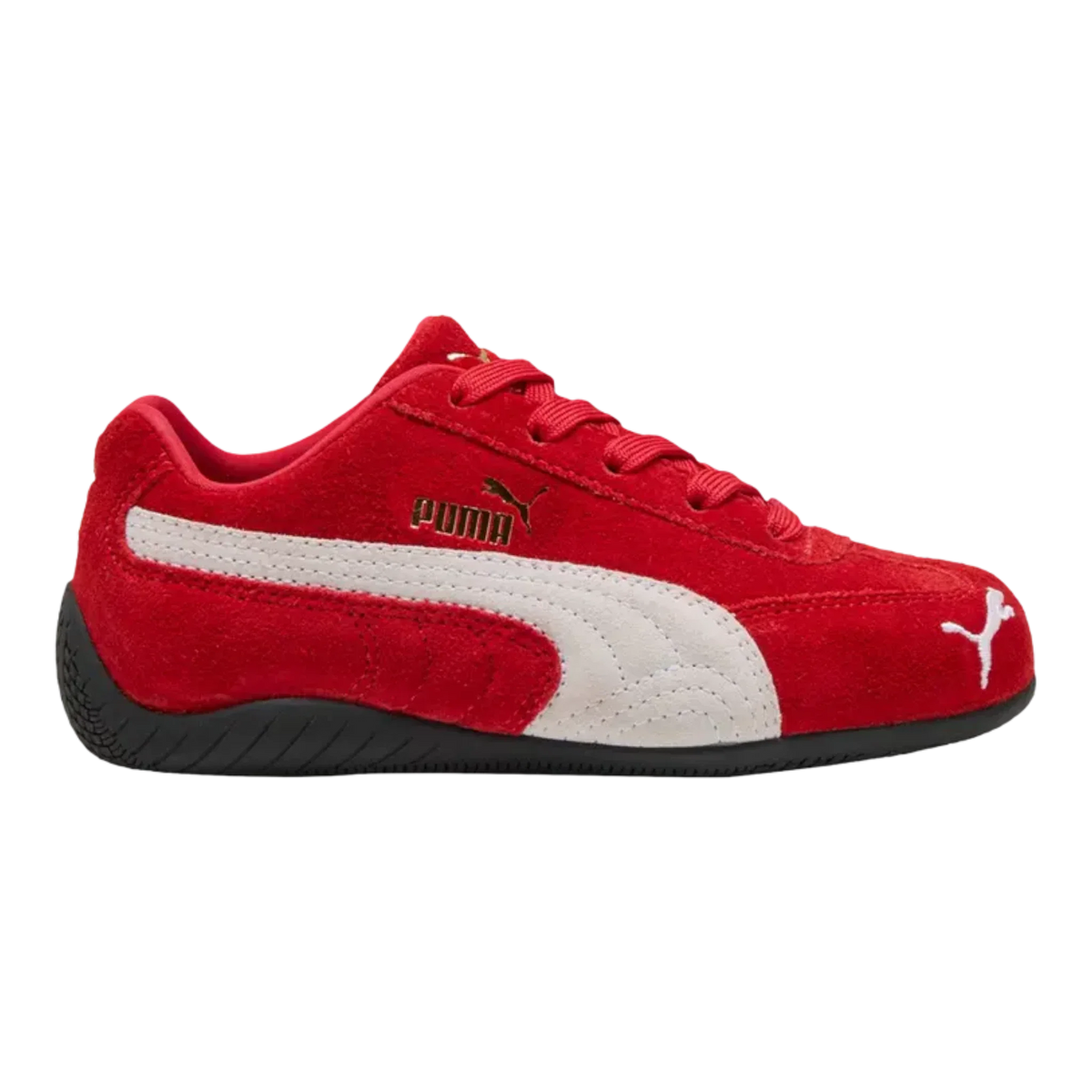 PUMA Speedcat OG Little Kids' (PS) Sneakers — Red Suede Low-Top