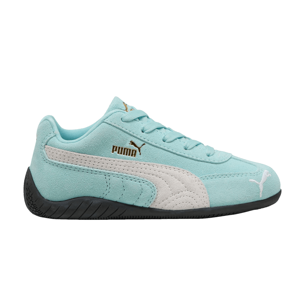 PUMA Speedcat OG Little Kids (PS) Sneakers — Safe Lake/PUMA White Suede Low-Top