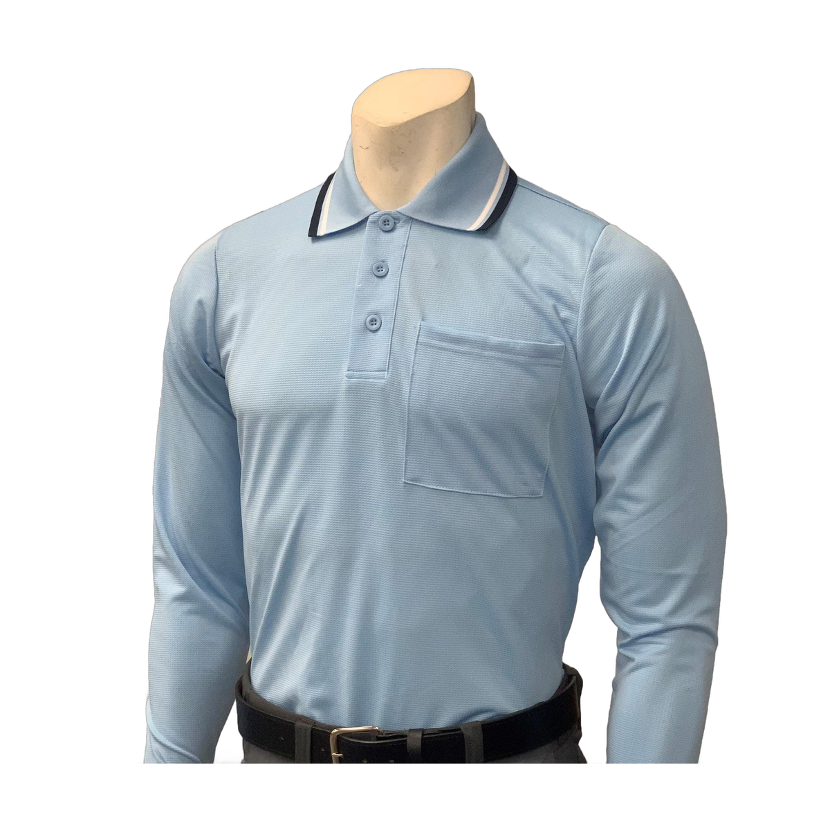 Smitty BBS-309 New Body Flex Umpire Long Sleeve Shirt Baseball Softball - baseball softball
