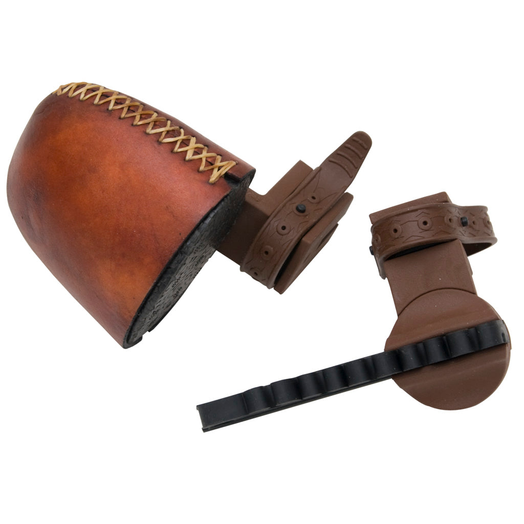 Selway Strap-on Rawhide Stick Quiver - Front View