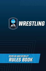 NCAA 2025-26 and 2026-27 Men's Wrestling Rules official NCAA cover
