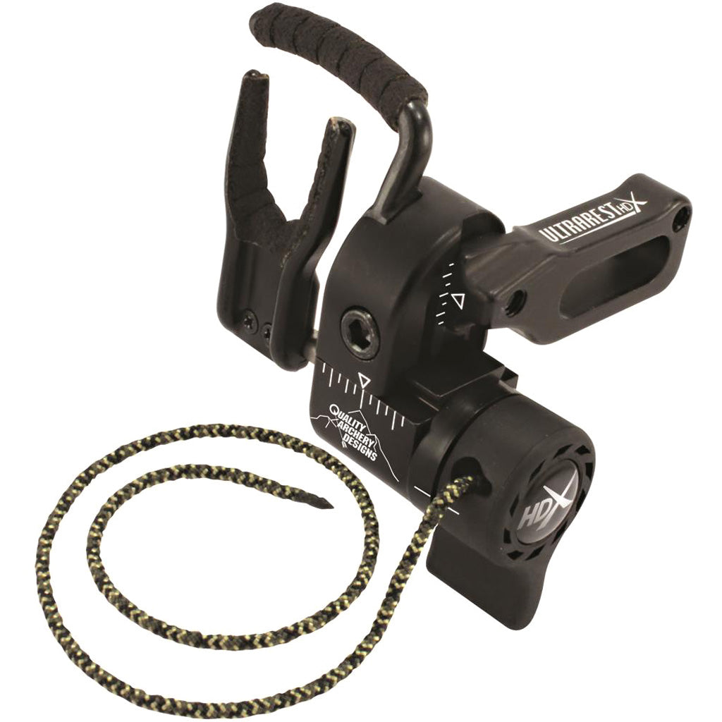 QAD UltraRest HDX in Black RH - Front View