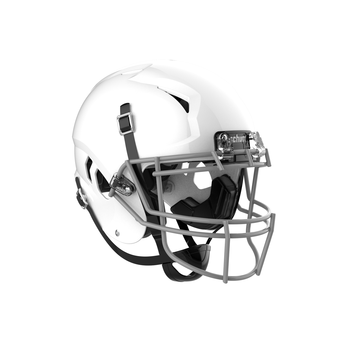 Schutt Youth Vengeance A11 2.0 football helmet in white with gray facemask