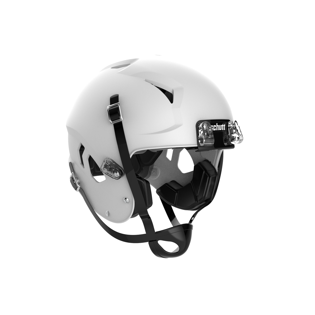 Schutt Youth Vengeance A11 2.0 football helmet in white without facemask