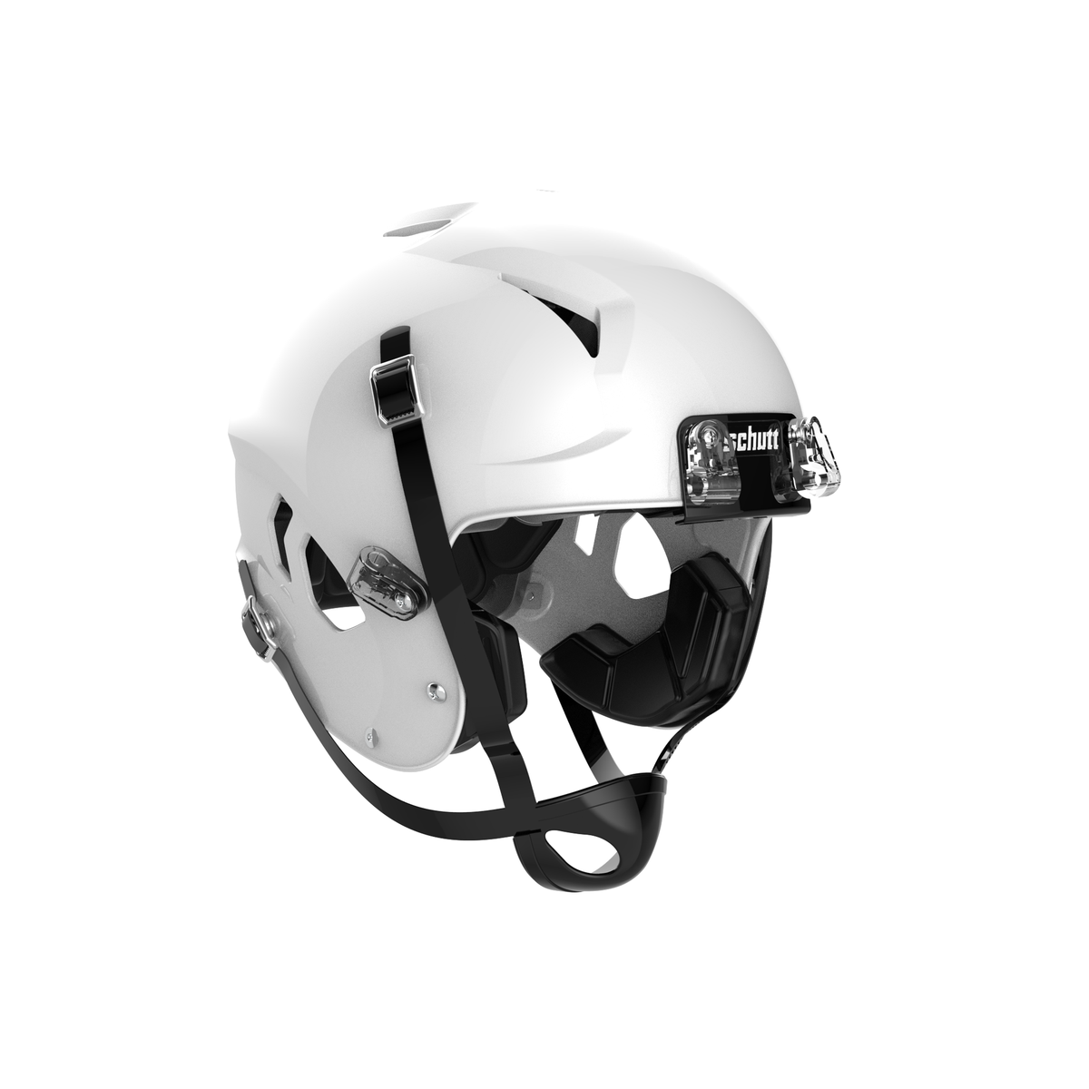 Schutt Youth Vengeance A11 2.0 football helmet in white without facemask