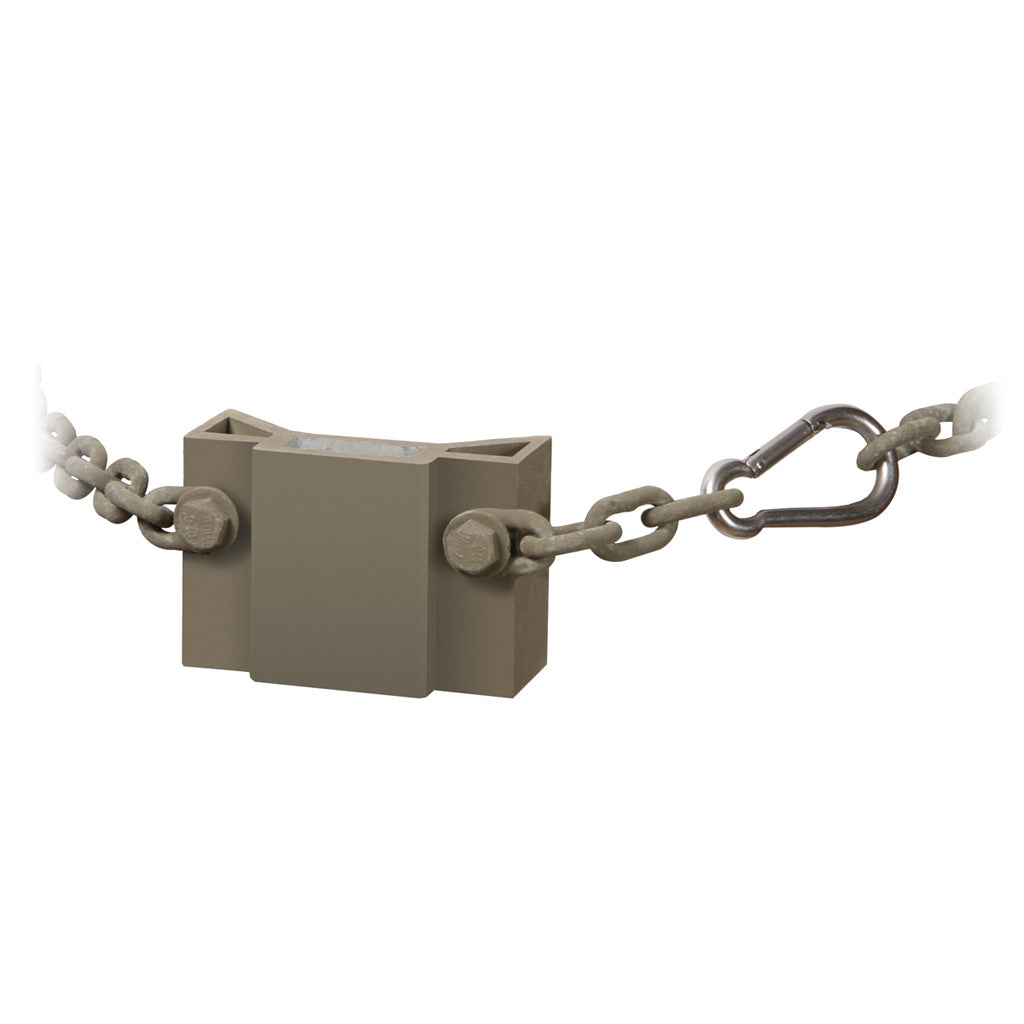 Millennium Receiver Mount in Tan - Front View