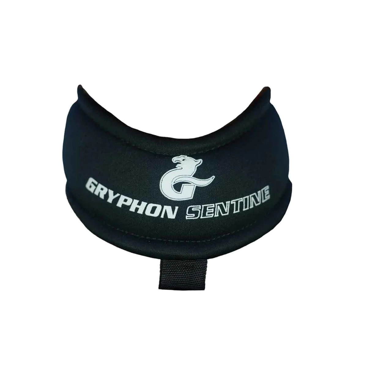 GRYPHON throat protector with padded collar design for enhanced neck protection and secure fit