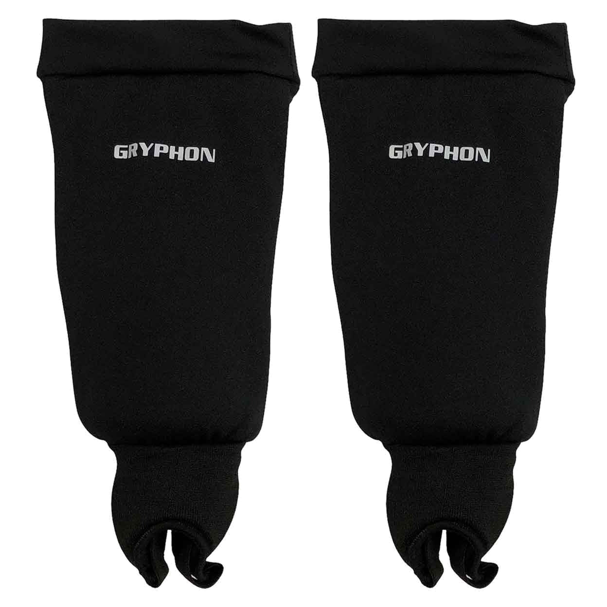 Gryphon Elite field hockey shinguards with lightweight protective padding and ankle support for secure fit