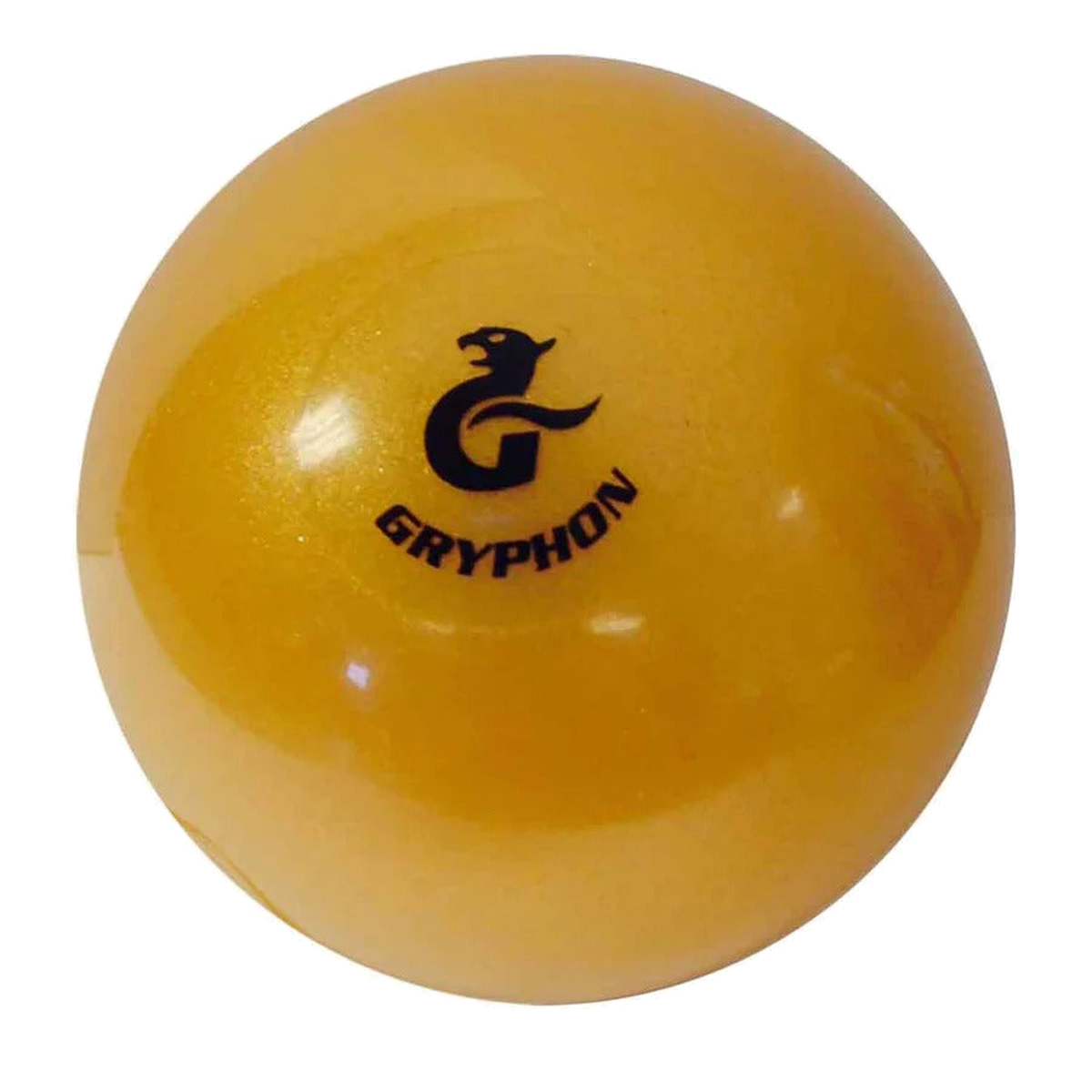 GRYPHON Minky field hockey ball with smooth surface and logo print for training and play