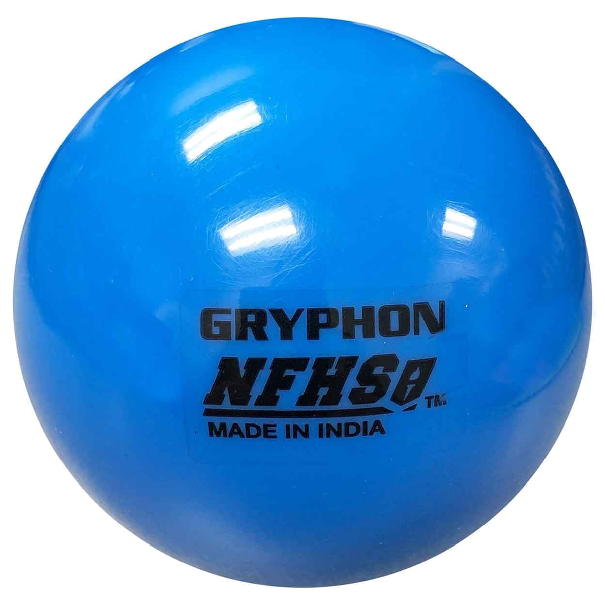 GRYPHON multi-turf NFHS field hockey game ball designed for reliable performance across surfaces, sold in dozen pack