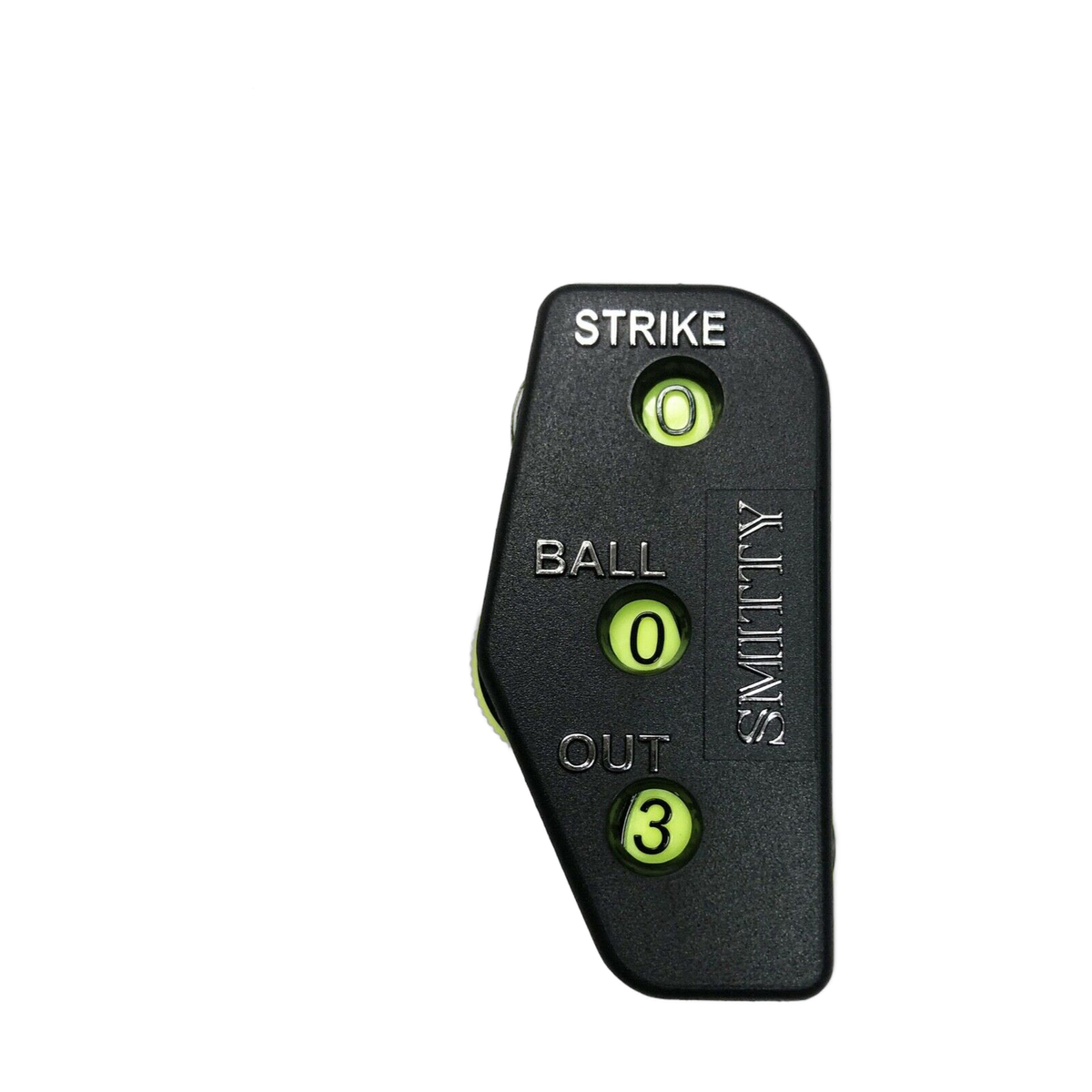 Smitty ACS-705 Baseball Umpire 3-Way Indicator Black w Optic Numbers - optic numbers